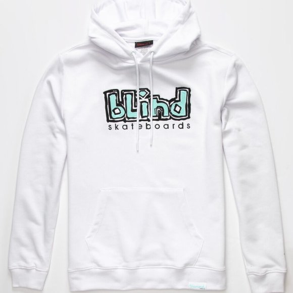 NWT Diamond Supply Co Blind Skateboards OG Diamond White Hoodie Sweatshirt Small - Picture 1 of 3